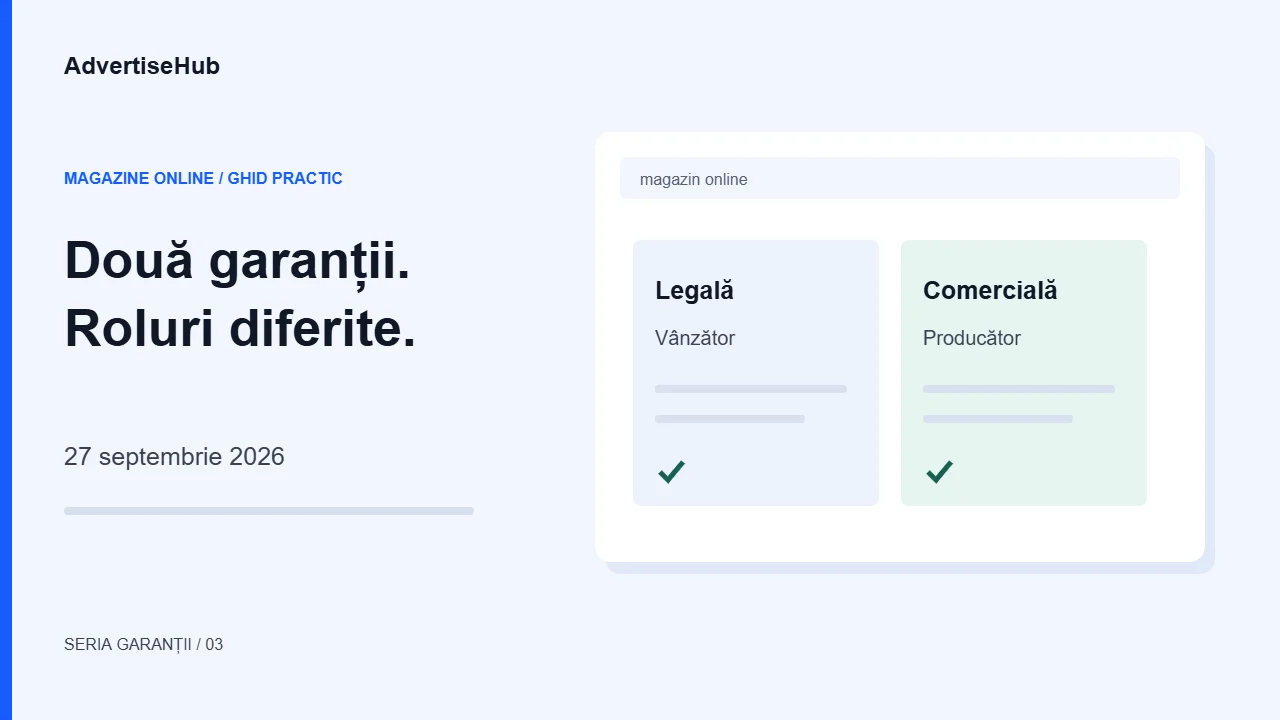 Eticheta GARAN versus notificarea armonizată: ce folosește un magazin online