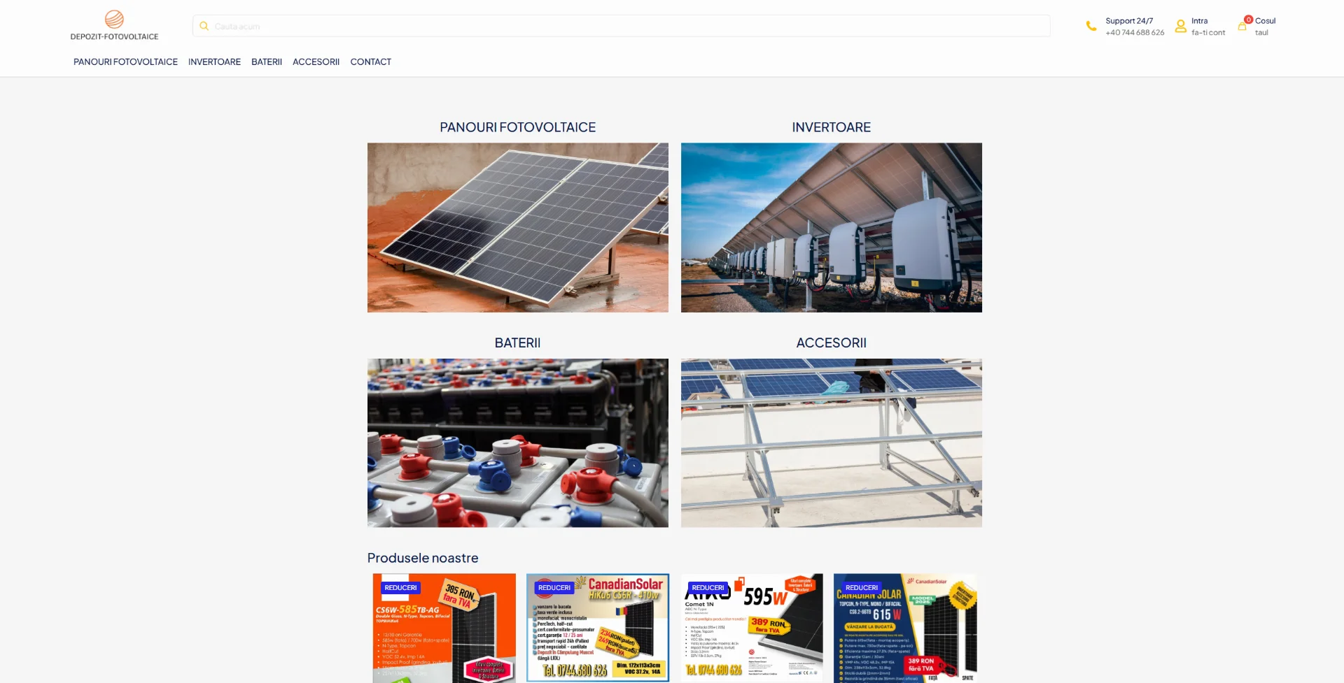 Depozit-Fotovoltaice.ro — Energie solară