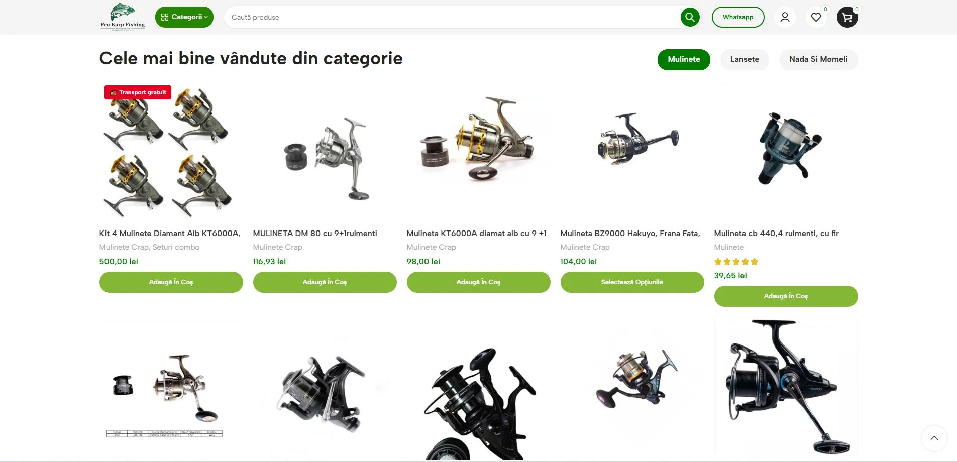 Prokarpfishing.ro — Pescuit &amp; hobby