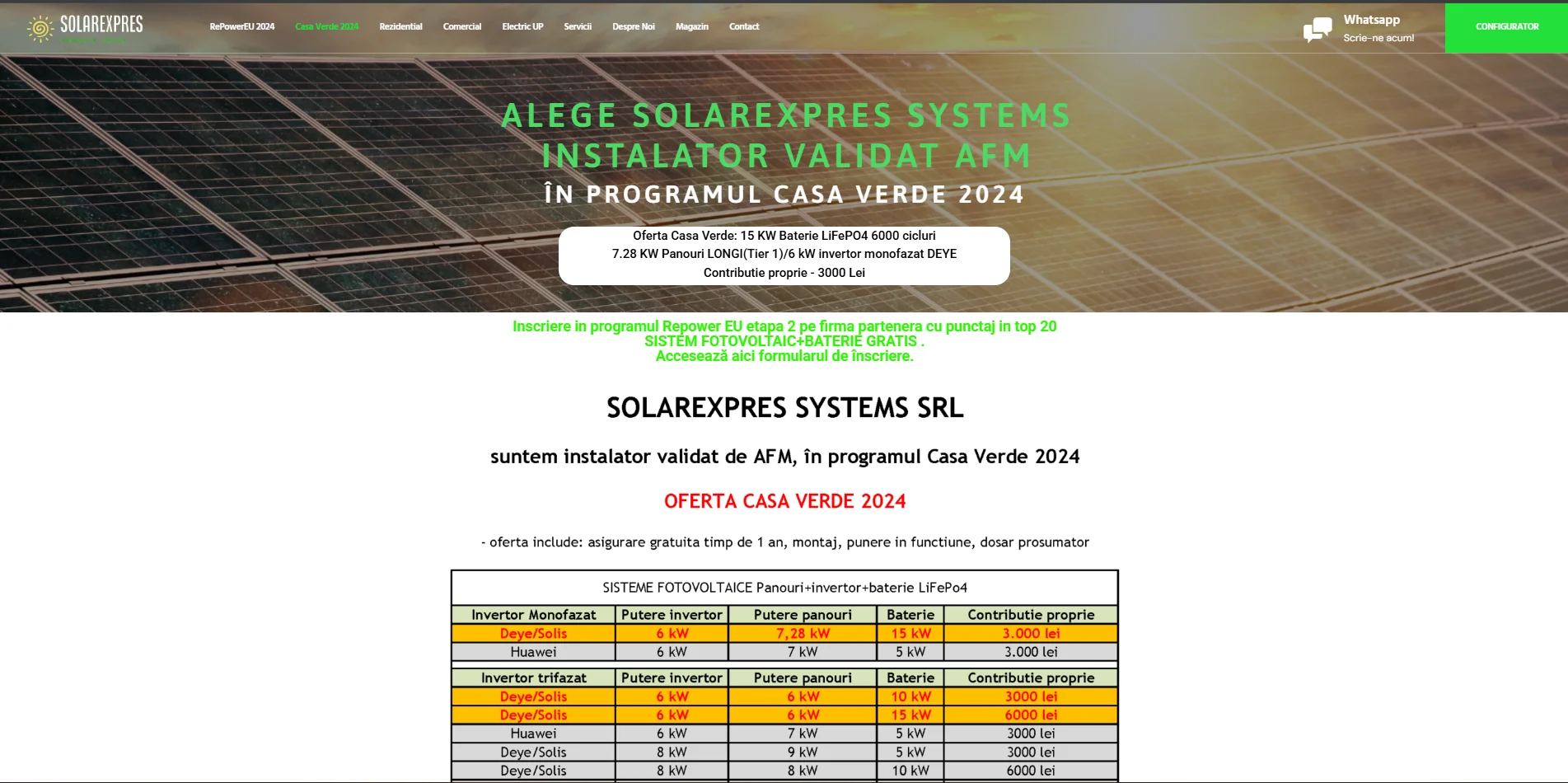 Solarexpres.ro — Energie solară