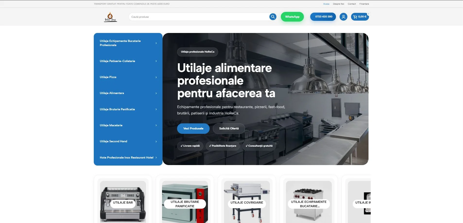 Utilaj-Alimentar.ro — Echipamente HoReCa